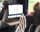 Working on an iMac from a Train is a Middle Finger to Portability