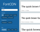 FontCDN - A Speedy Search Tool for Google Fonts