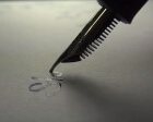 Mesmerizing Videos of Fountain Pens Writing Calligraphy