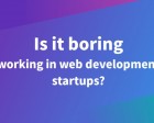 Is it Boring Working in Web Development Startups?