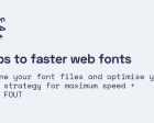 5 Steps to Faster Web Fonts