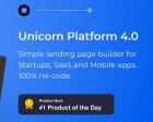 Unicorn Platform 4.0 - Simple Drag & Drop Landing Page Builder for Startups