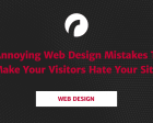 10 Annoying Web Design Mistakes that Make your Visitors Hate your Site [Infographic]