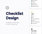 Checklist Design Helps You Build your Website Correctly