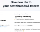 Typefully Profiles - Turn your Tweets & Threads into a Blog