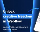 WebflowCMS - Edit Webflow Websites from your Phone