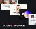 Fonts & Layouts - 50 Web Layouts with Different Font Combinations in Figma