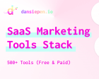 SaaS Marketing Stack - 500+ Best Free & Paid Tools for SaaS Marketers