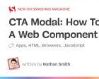CTA Modal: How to Build a Web Component