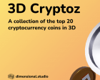 3D Cryptoz - 3D Asset Library of Coins for Crypto and Web3 Creators