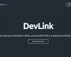 DevLink - Developer Skills, Social Links, & Portfolio in One Link