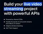 LiveAPI - Launch your Live Video Streaming App in Days