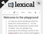Lexical – A Web Text Editor Framework