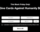 Cards Against Humanity has Made Over $54K Selling Nothing on Black Friday