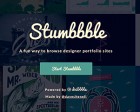 Stumbbble - A Fun Way to Browse Designer Portfolio Sites