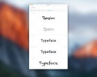 Typeface - A Font Manager for Designers